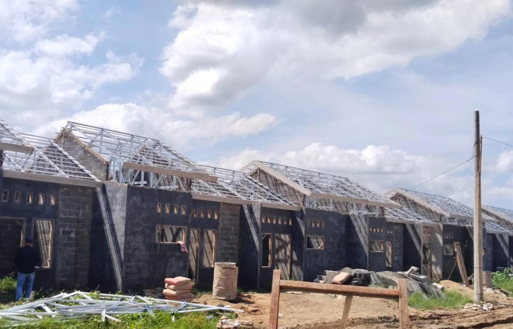 Proyek Rangka Baja Ringan Rajeg Ciry Mansion