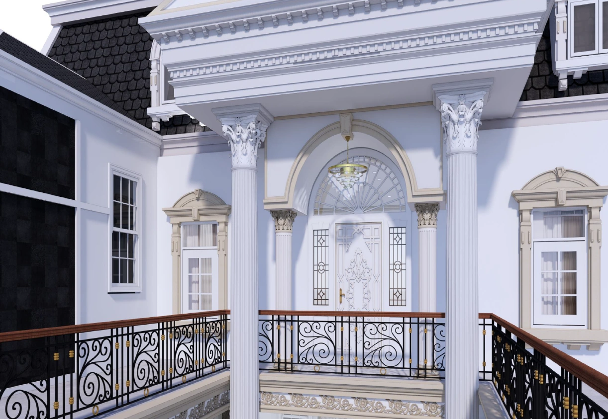 Proyek Pembangunan Rumah Klasik Modern Serang